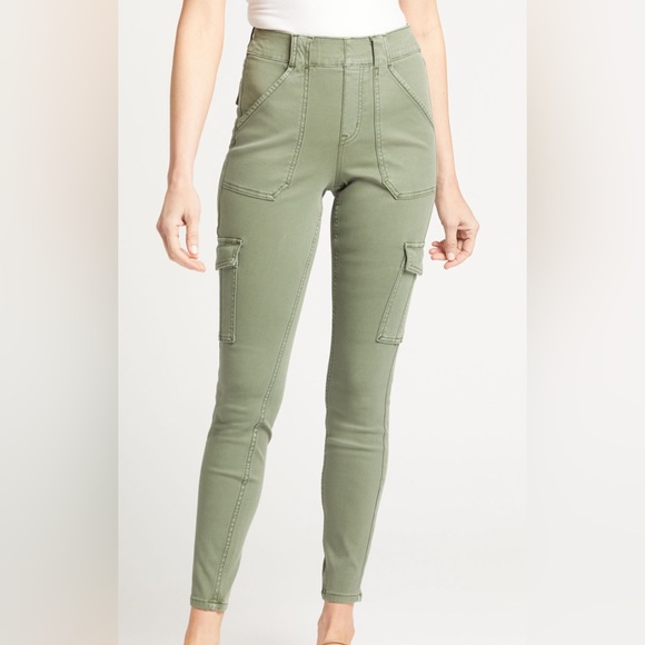 SPANX Pants & Jumpsuits Spanx Stretch Twill Ankle Cargo Pants High